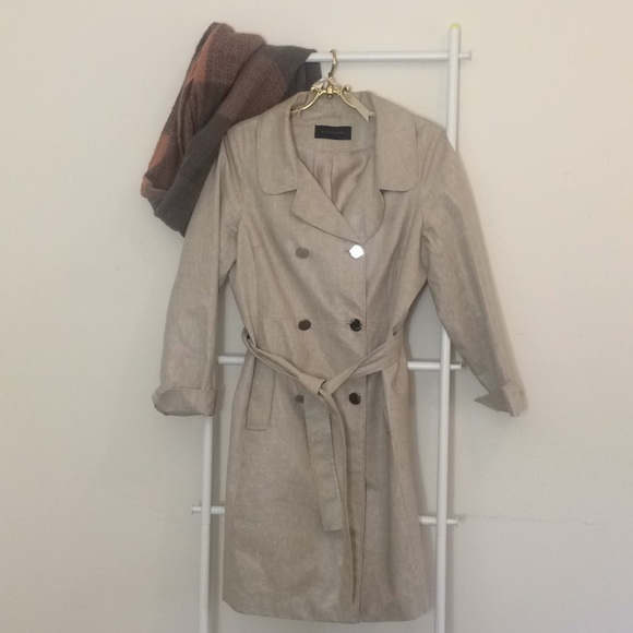 Sale🎉 Belted Elie Tahari Trench Coat - Picture 2 of 5